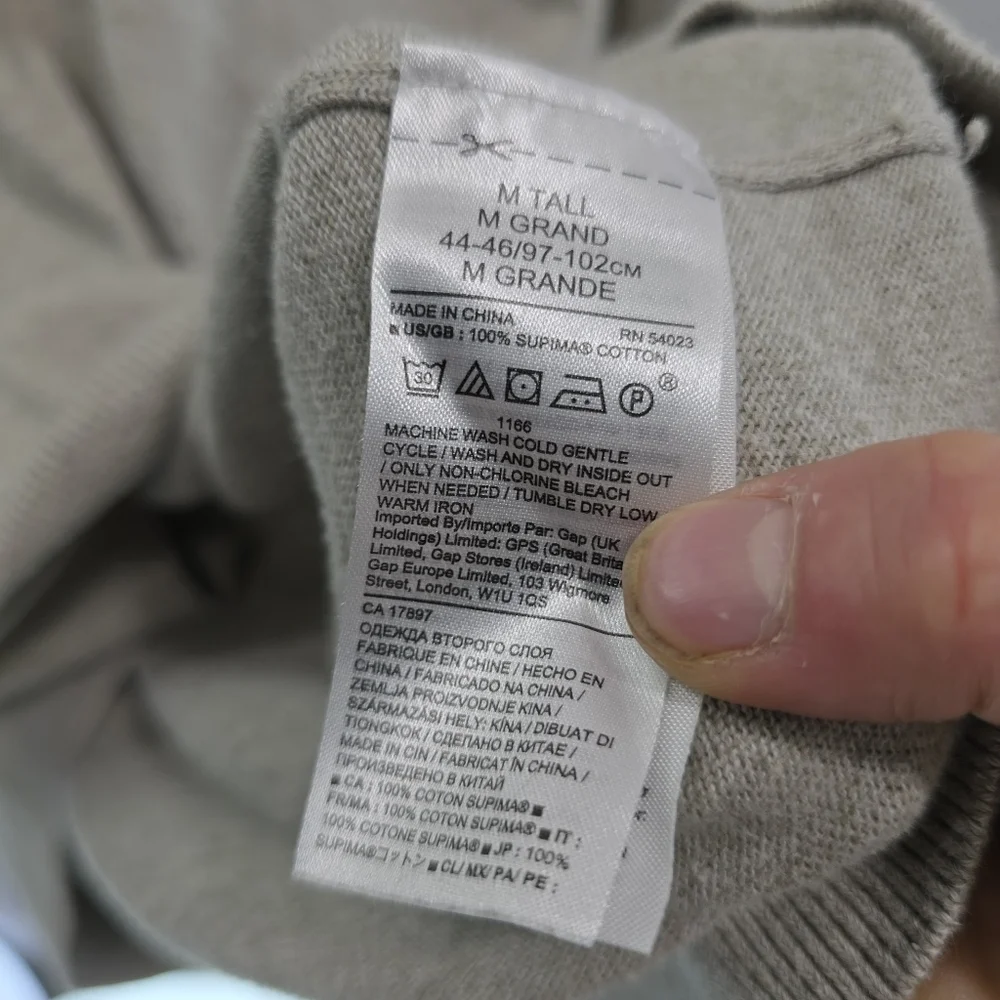Banana Republic Hoodie Mens Medium Gray Pullover Lightweight Shirt
